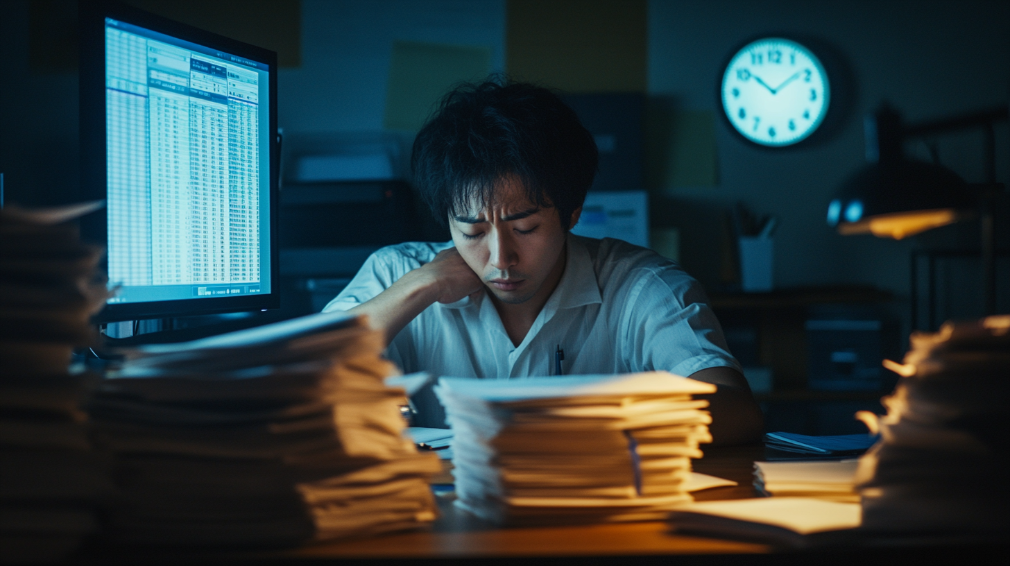 繰り返しの手作業に追われる現場